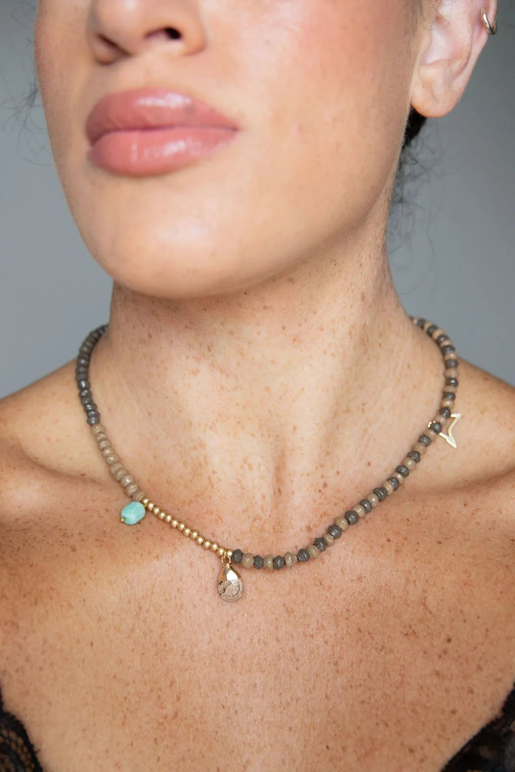 Paperchain Steph Necklace in Mocha