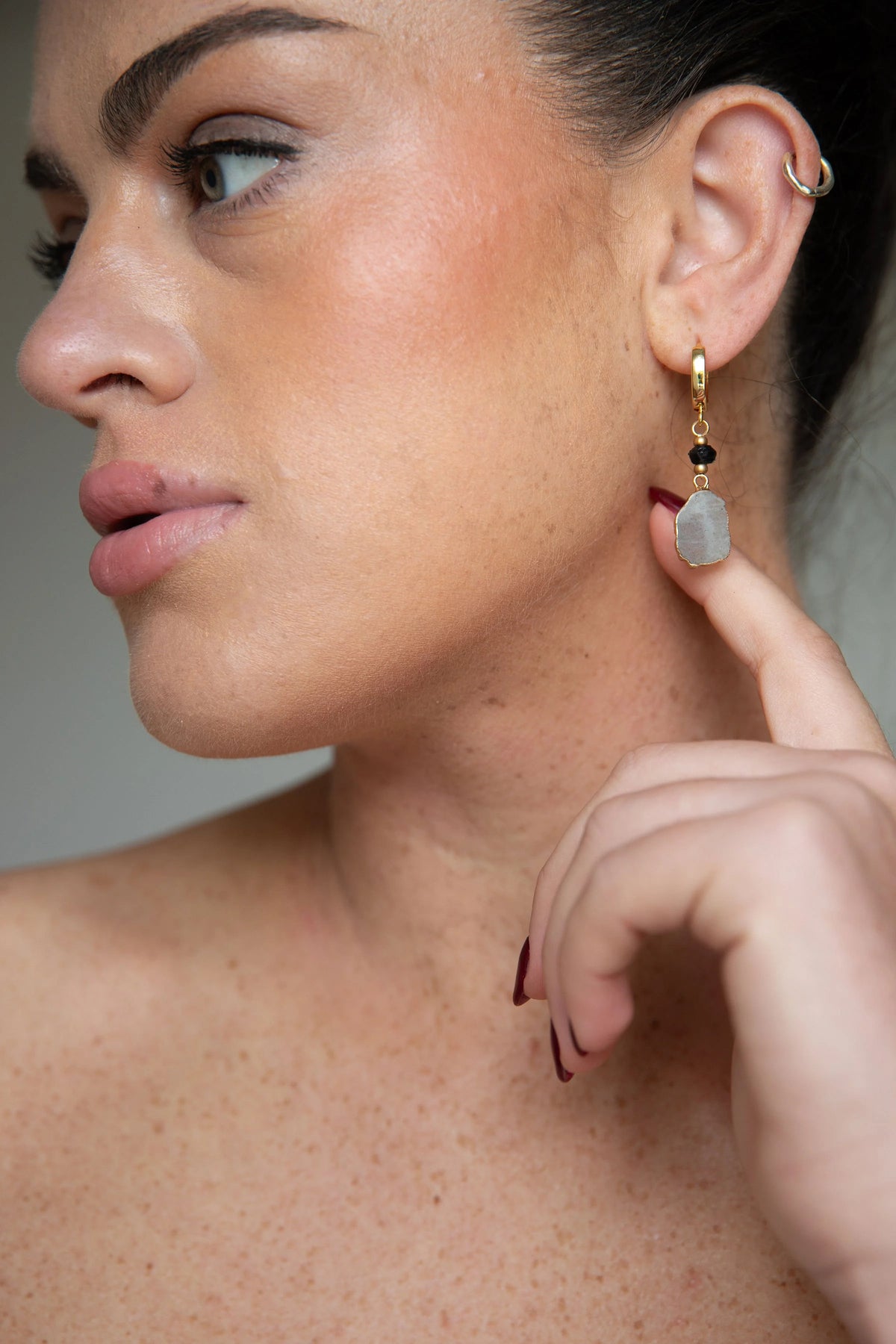 Paperchain Warsaw Earring in Black