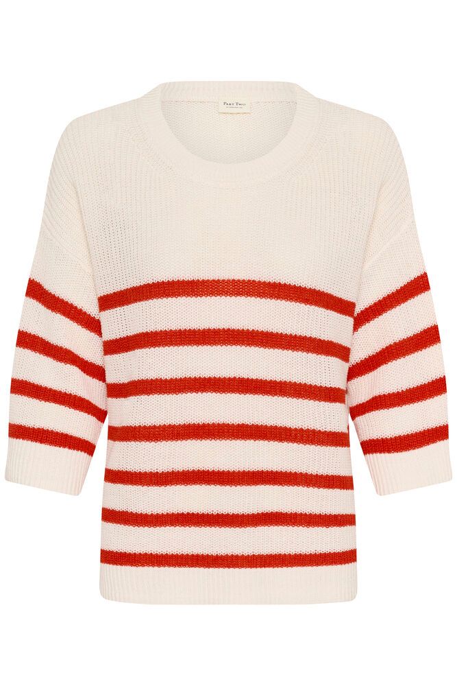 Part Two Aliza Pullover in Red Stripe