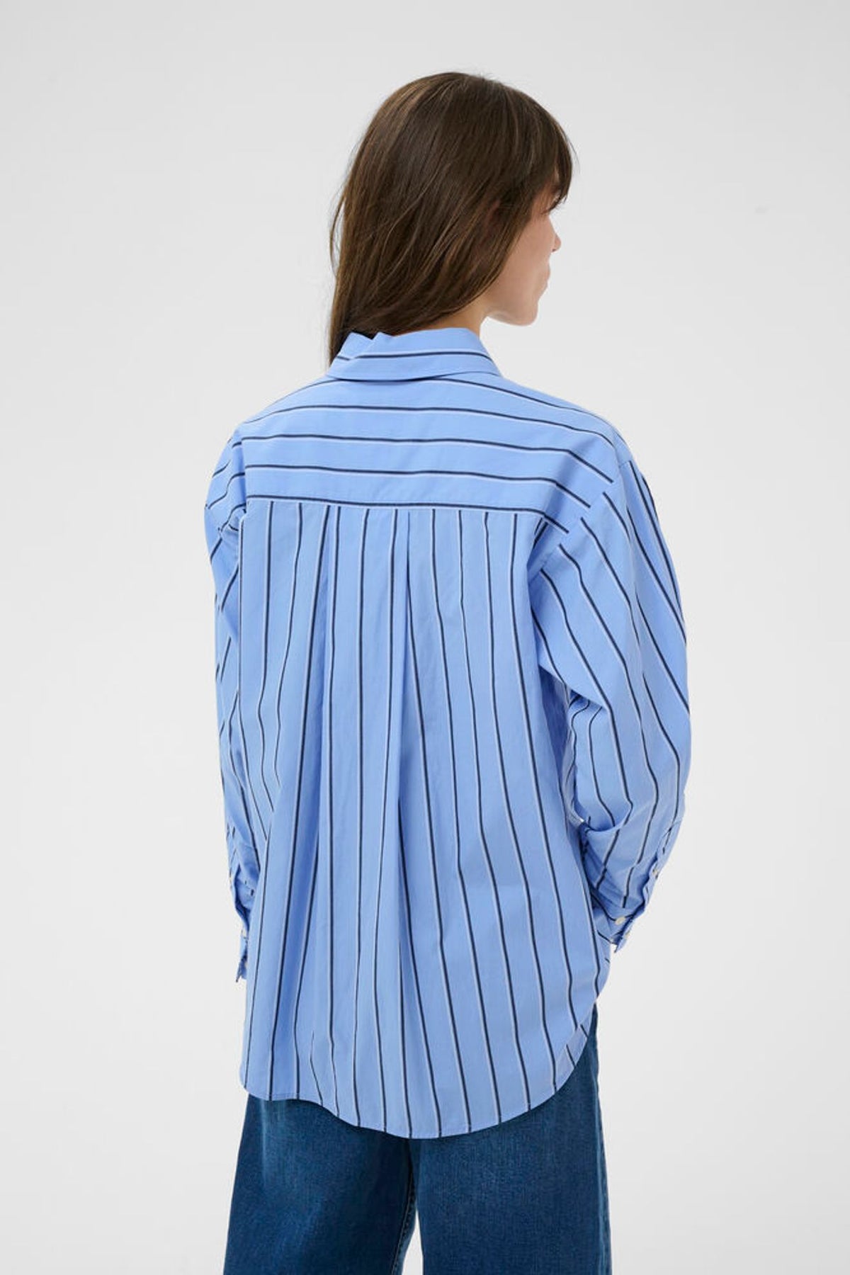 Part Two Anabella Shirt In Blue Stripe