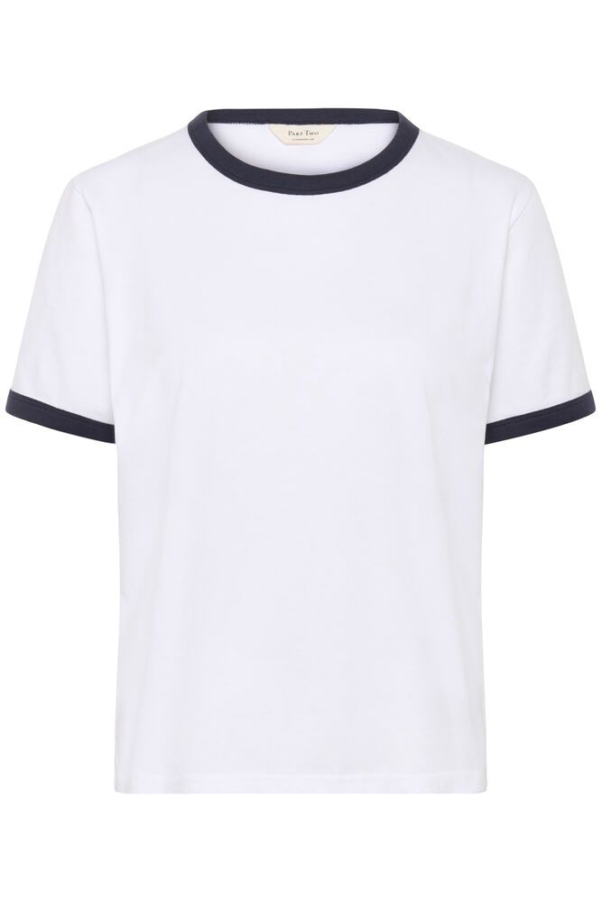 Part Two Angelita T-Shirt In White/After Midnight