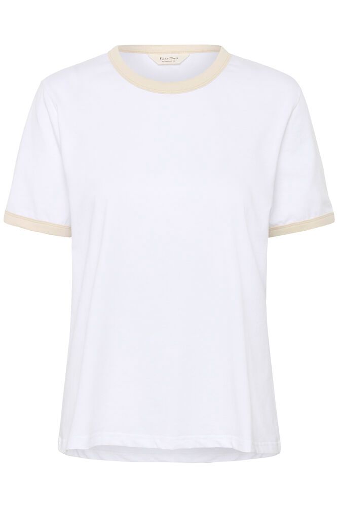 Part Two Angelita T-Shirt In White/Oatmeal