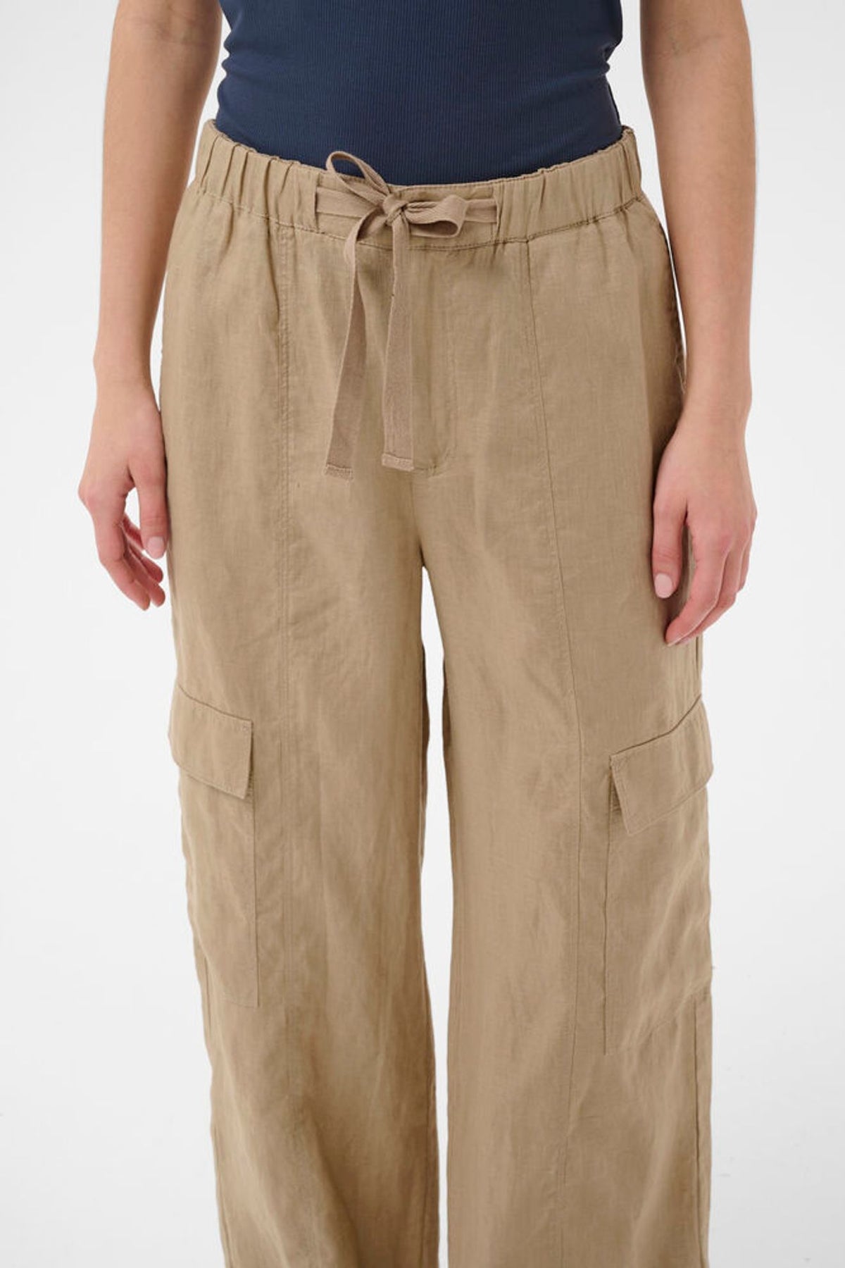 Part Two Atena Pant in Silver Mink