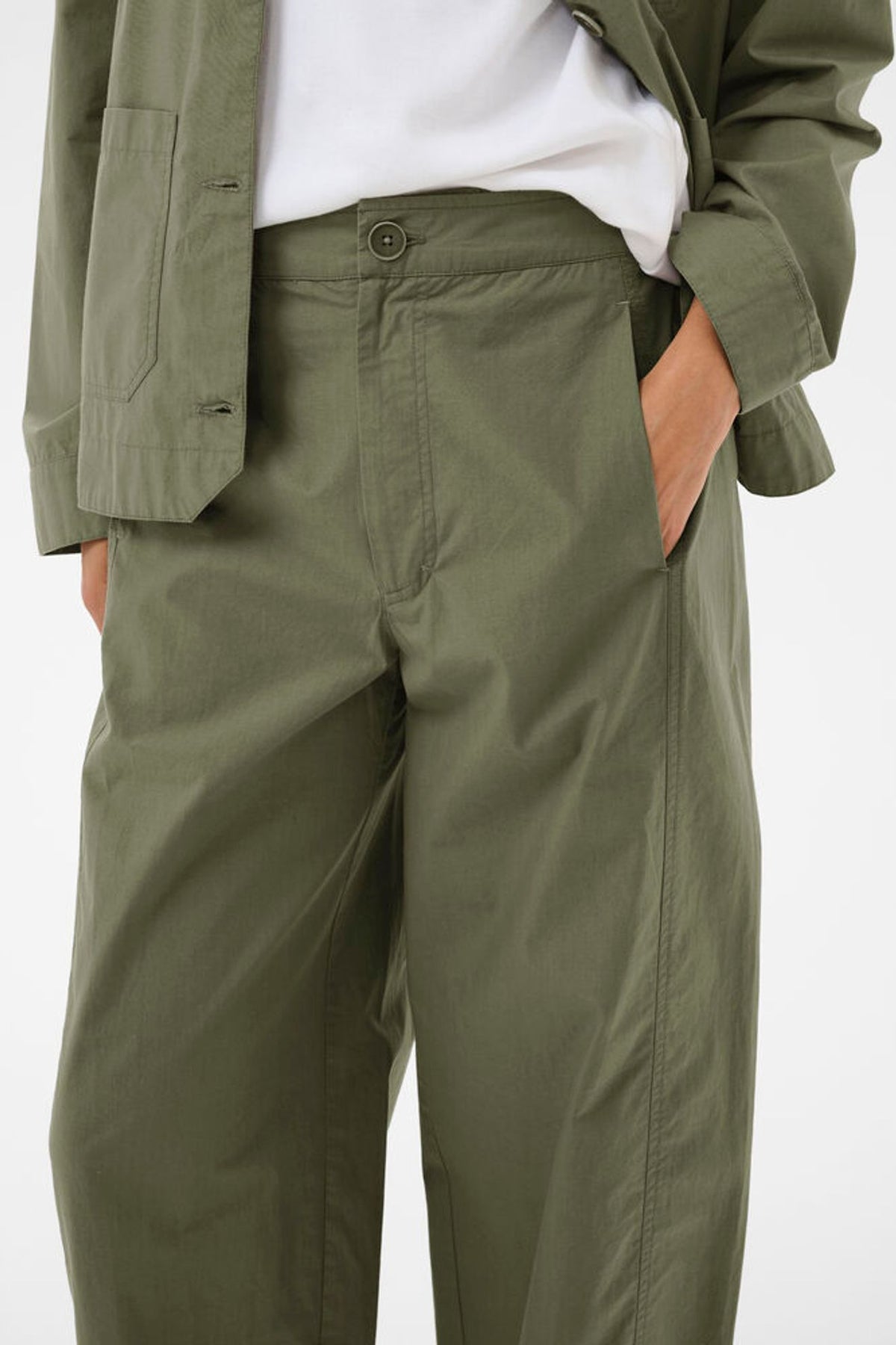 Part Two Atimas Pant in Smokey Olive