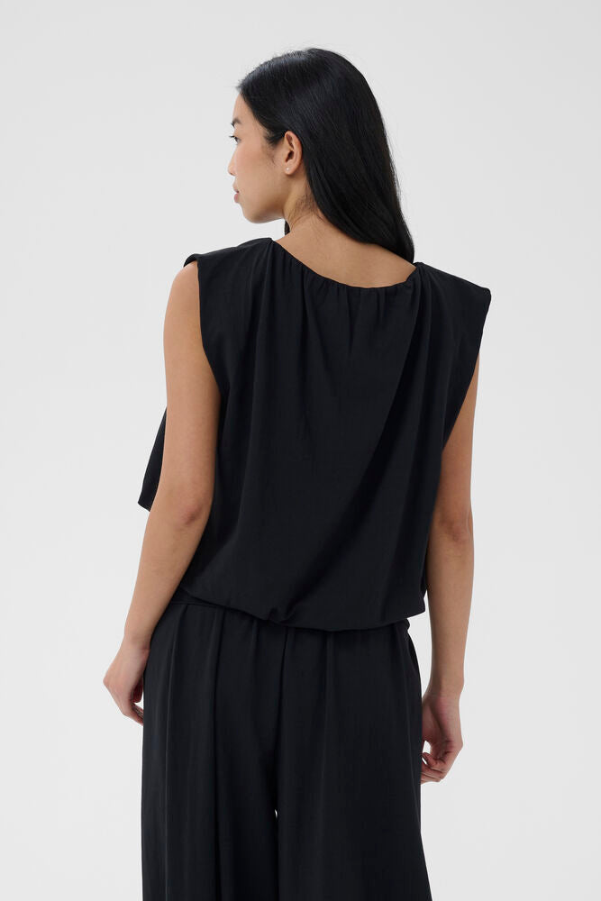 Part Two Berthine Top in Black