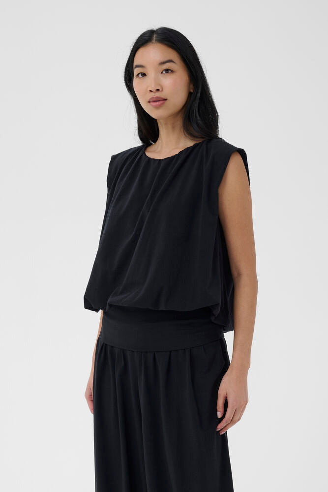 Part Two Berthine Top in Black