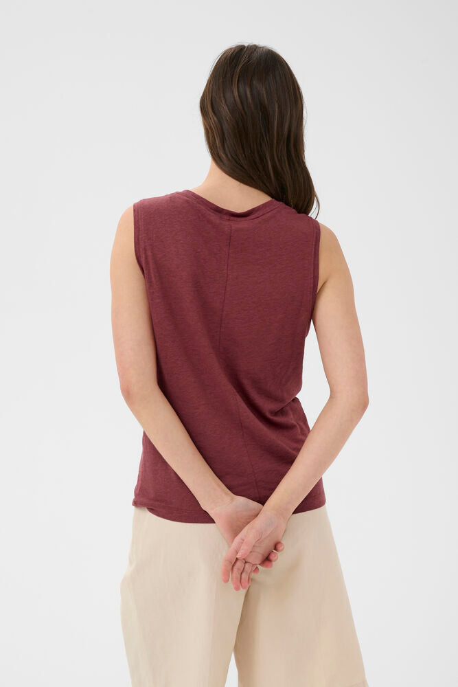 Part Two Buena T Shirt In Burnt Russet