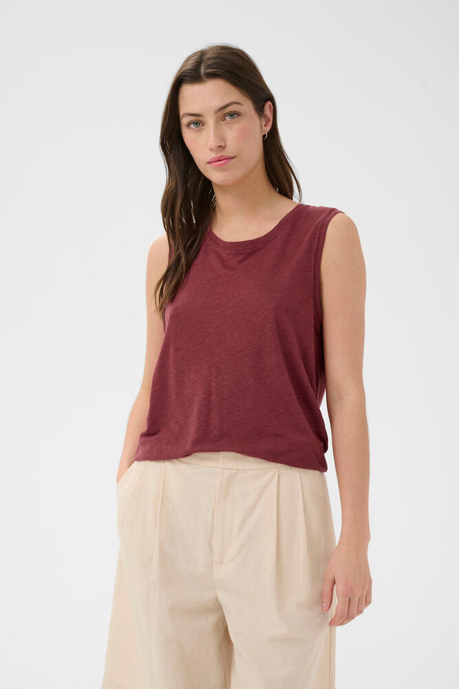 Part Two Buena T Shirt In Burnt Russet