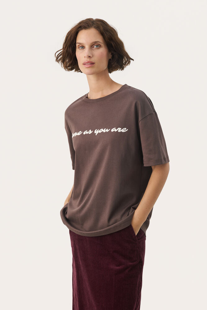 Part Two Jamina Tee in Hot Fudge