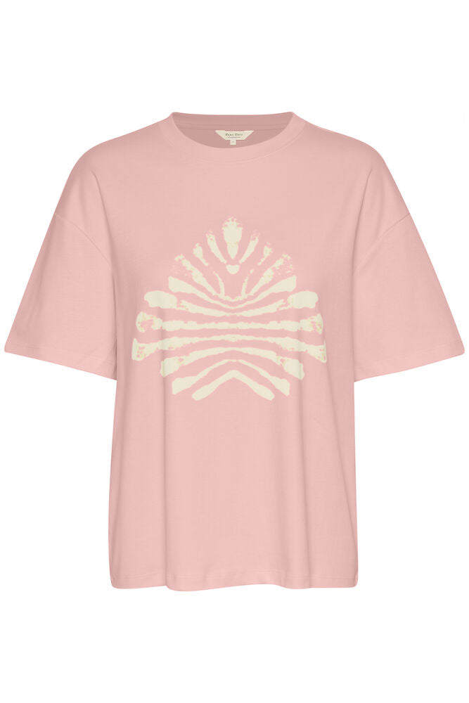 Part Two Jamina Tee in Rose Tofu Graphic Print