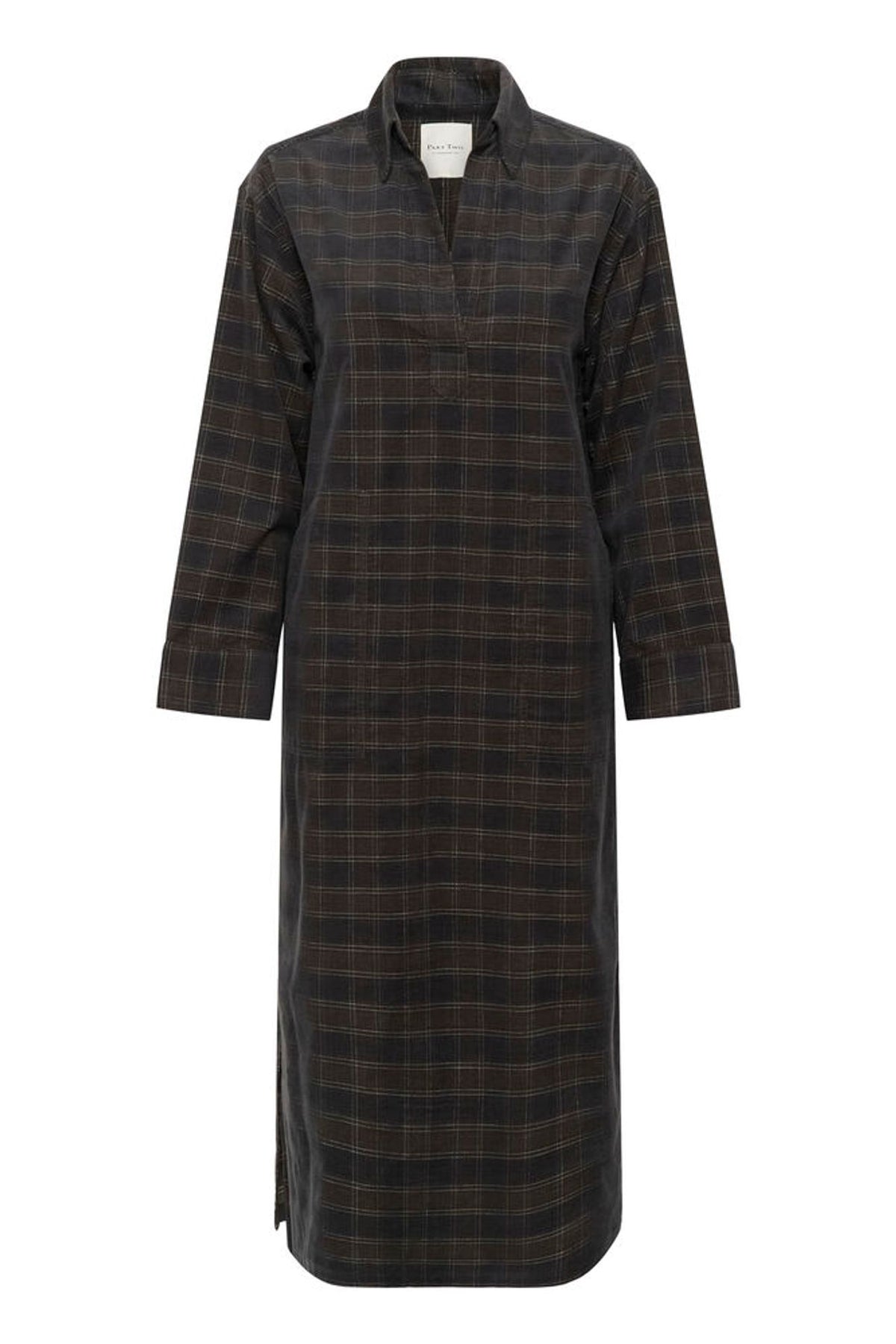 Part Two Lolla Dress In Tarmac Check