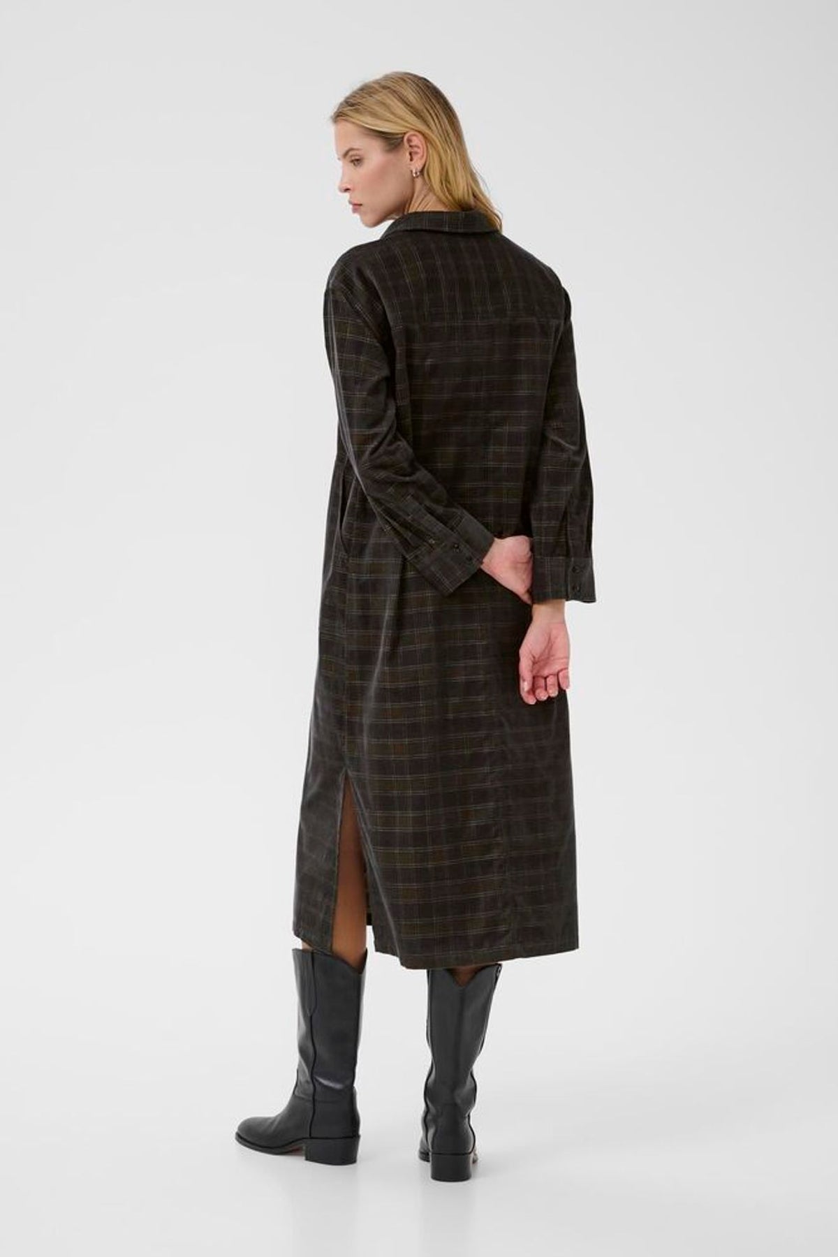 Part Two Lolla Dress In Tarmac Check