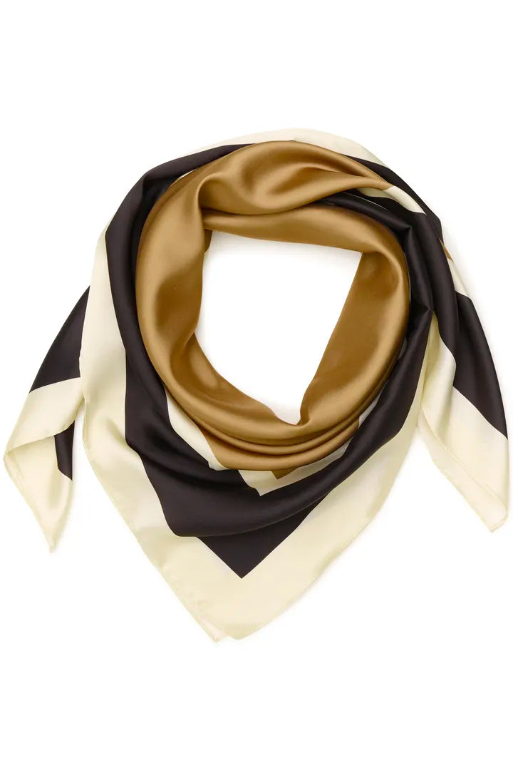 Part Two Namira Scarf in Tigers Eye/Black