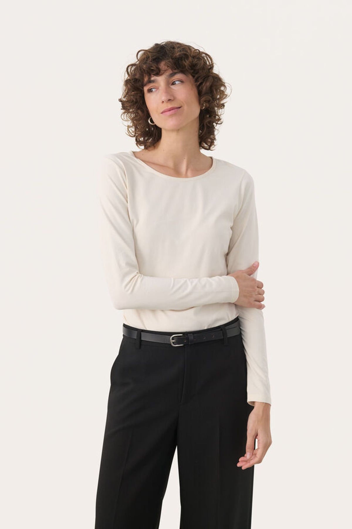 Part Two Nemajas Top in Whitecap Grey