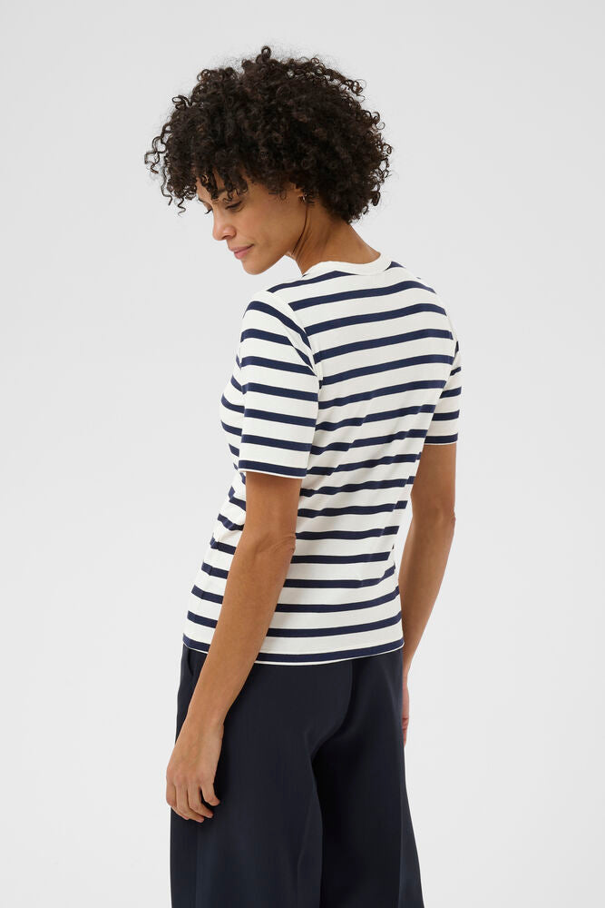 Part Two Ratani Teeshirt in Nany White Stripe