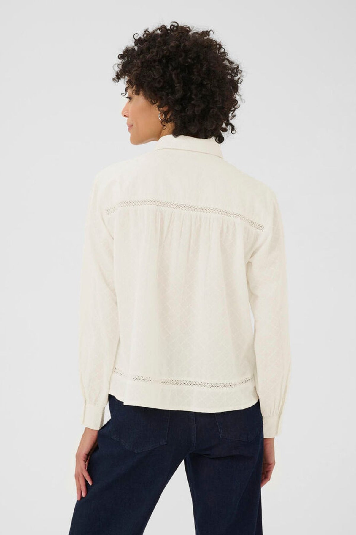 Part Two Sanella Blouse in Eggnog