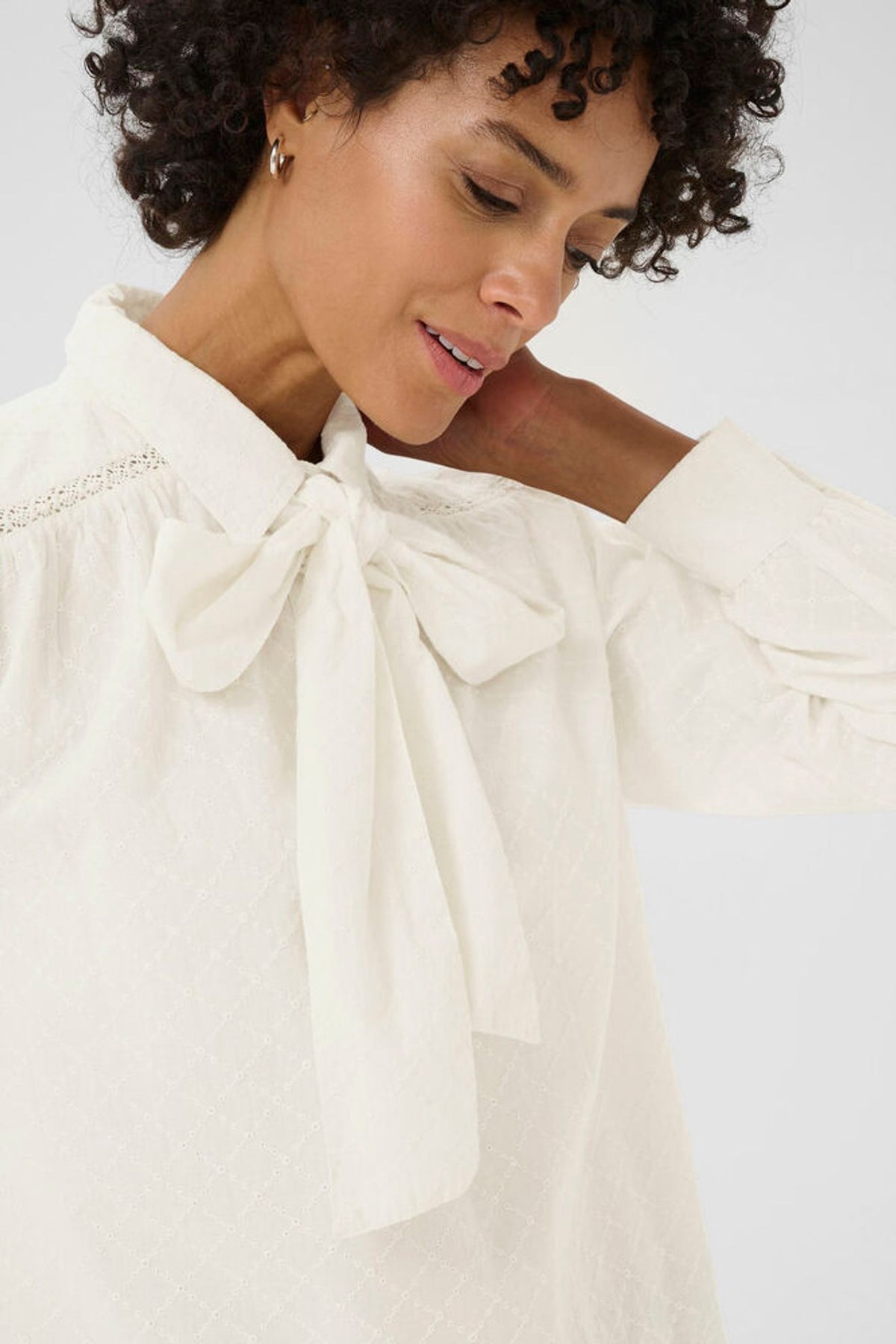 Part Two Sanella Blouse in Eggnog