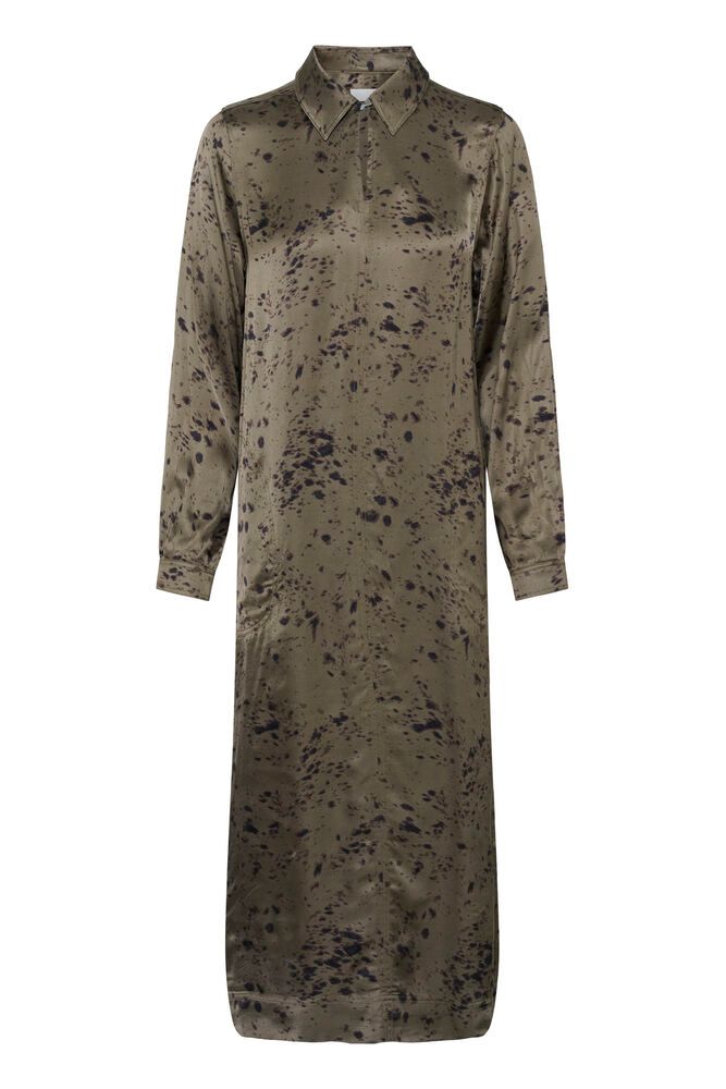 Part Two Shiloh Dress In Tarmac Scattered Texture Print