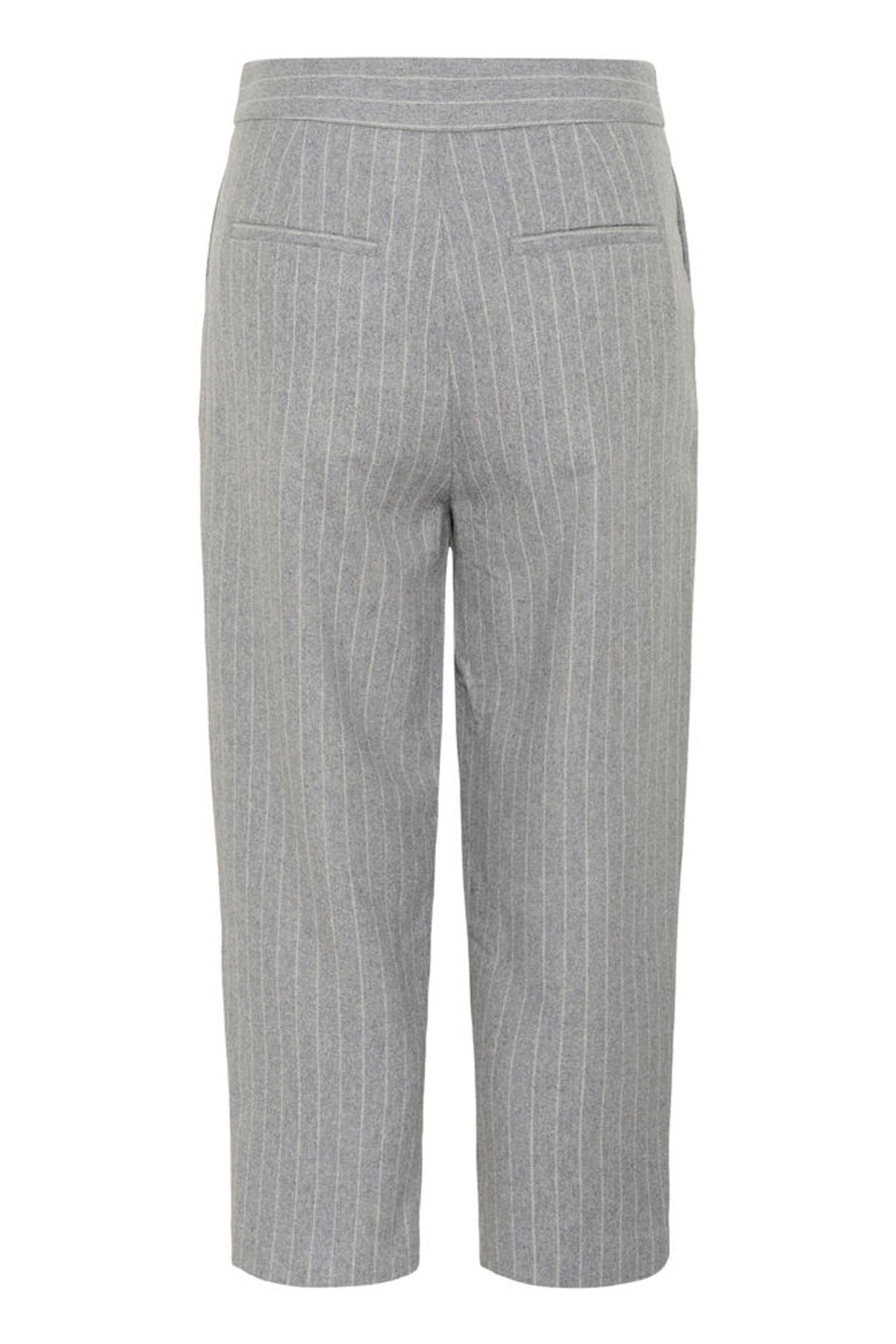 Part Two Solbritt Pant in Medium Grey Pinstripe