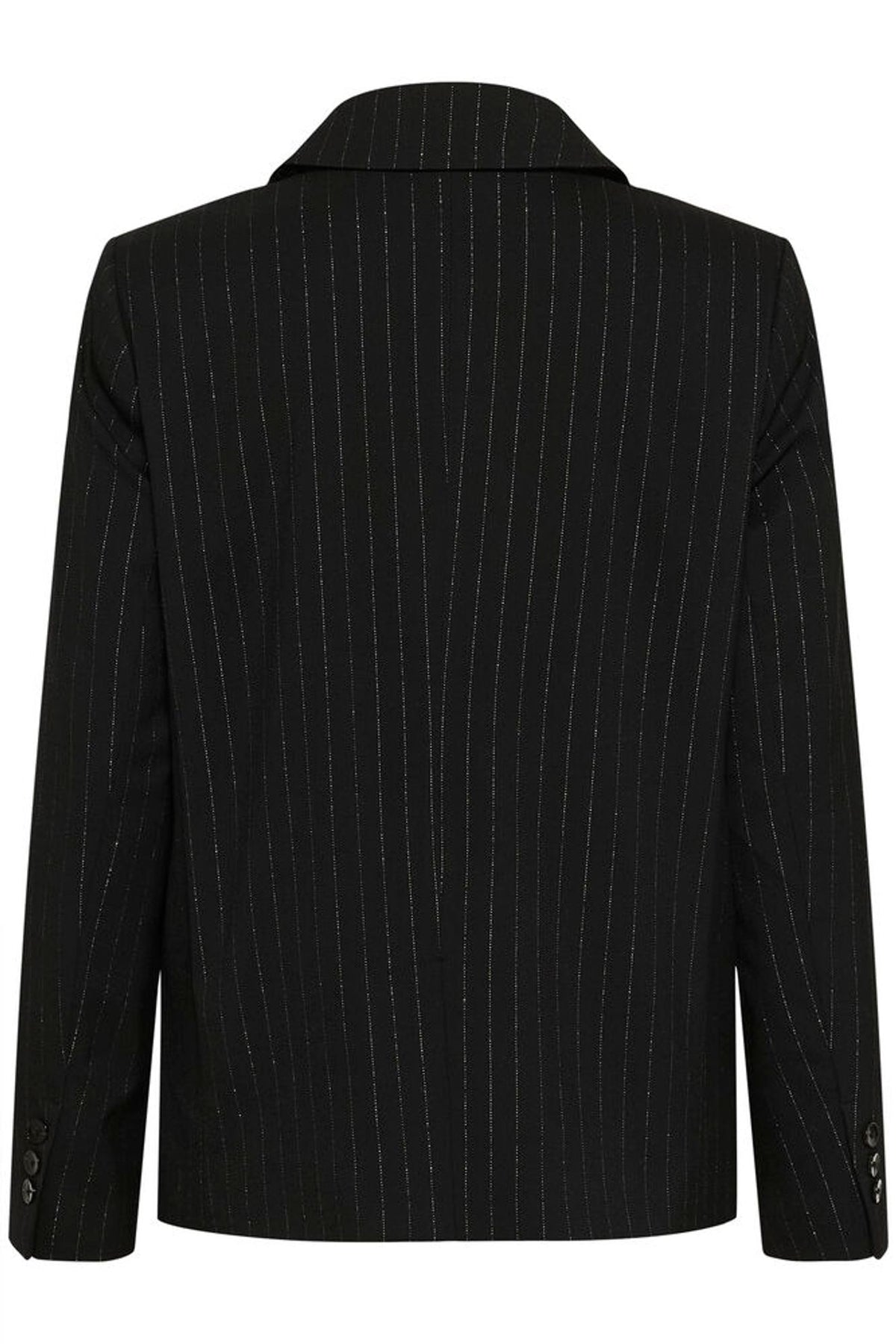 Part Two Ursa Blazer In Black Metallic Stripe