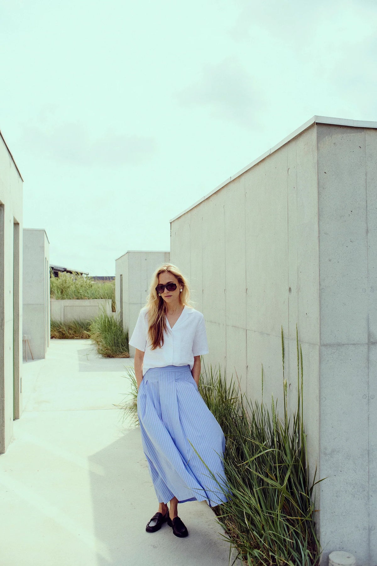 Pieszak Nikki Poplin Stripe Skirt