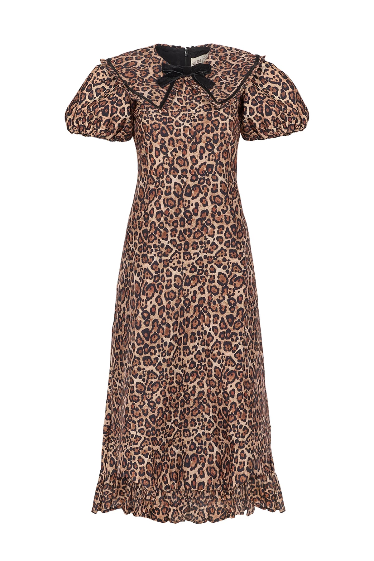 Queens of Archive Delphine Dress in Leopard Print