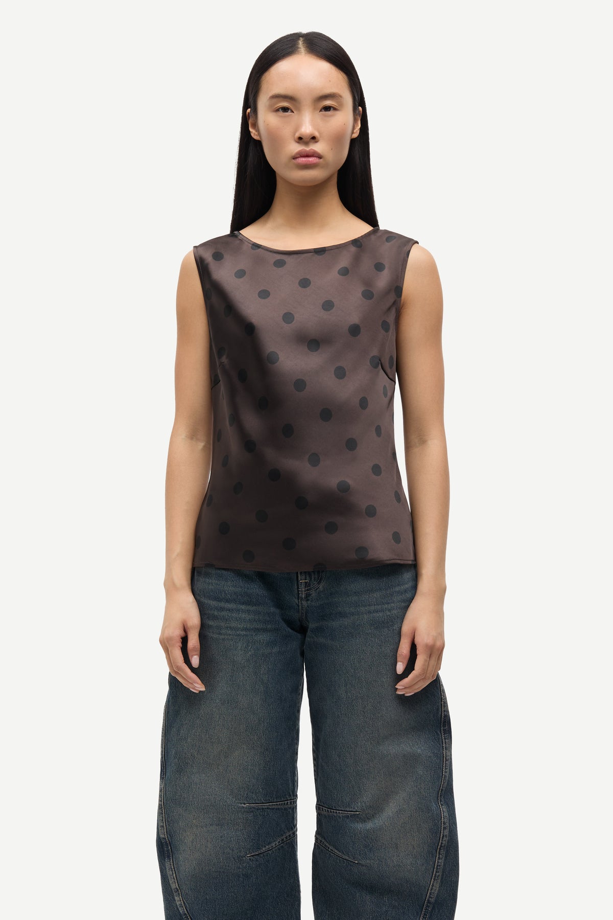 Samsoe Samsoe Saagne top in Mulch dot