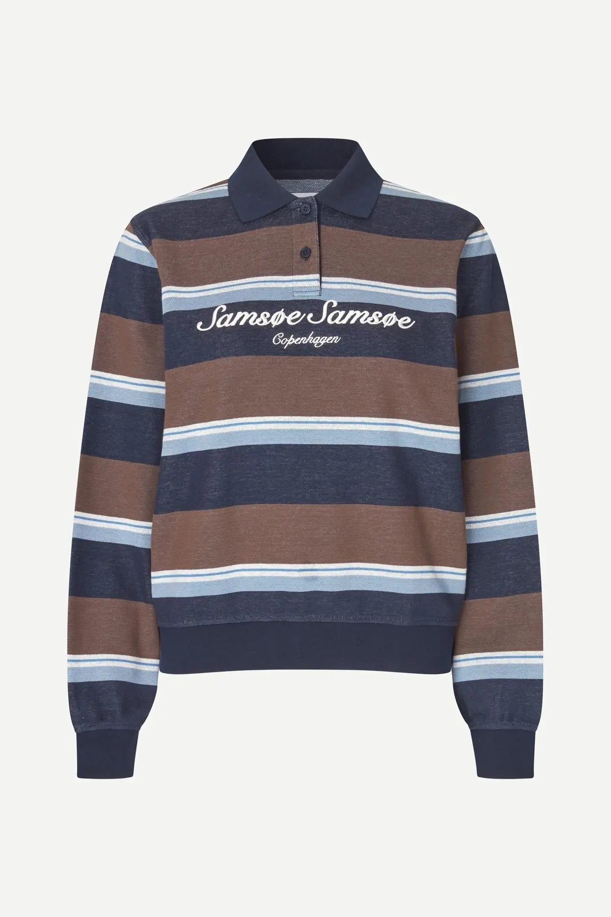 Samsoe Samsoe Sadory Long-sleeve Polo Shirt