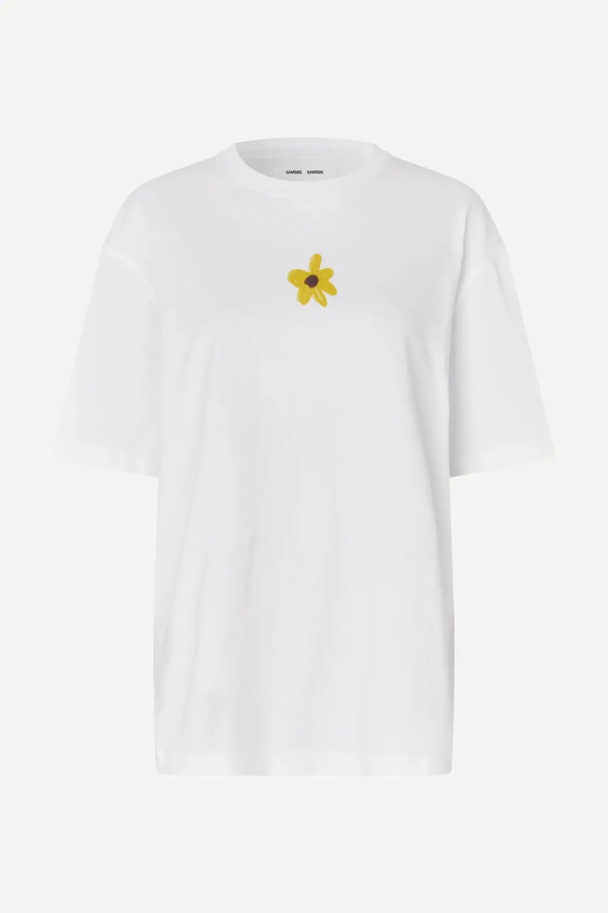 Samsoe Samsoe Sagiles T-shirt in White Flowers