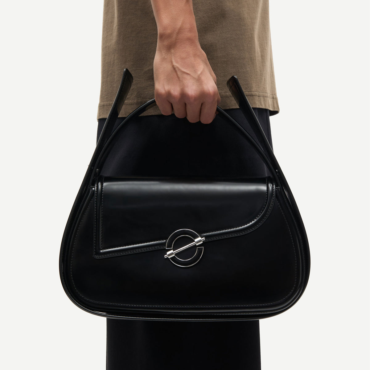 Samsoe Sahero Grab Bag In Matt Black 15944