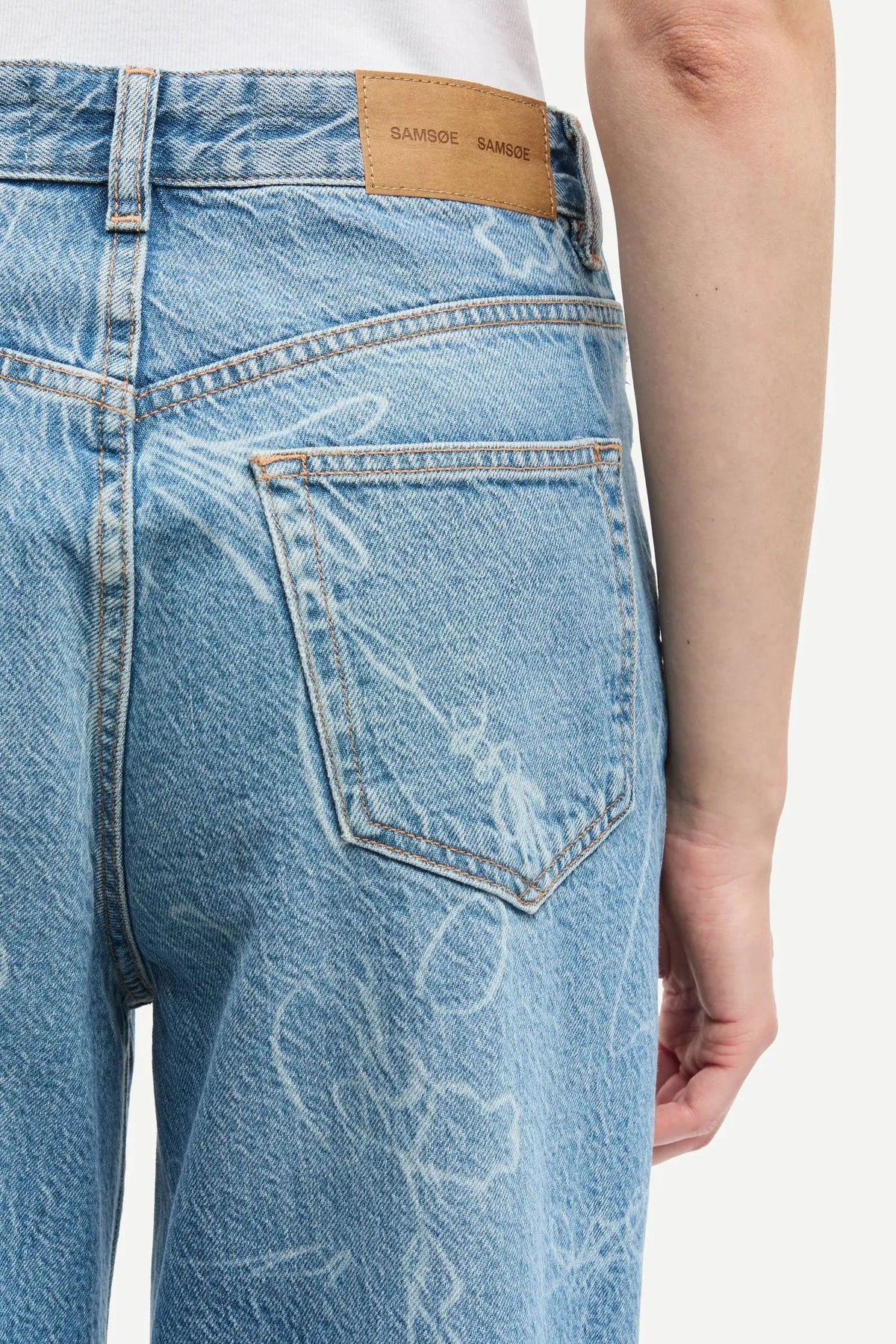 Samsoe Sashelly Jeans In Stream Blue