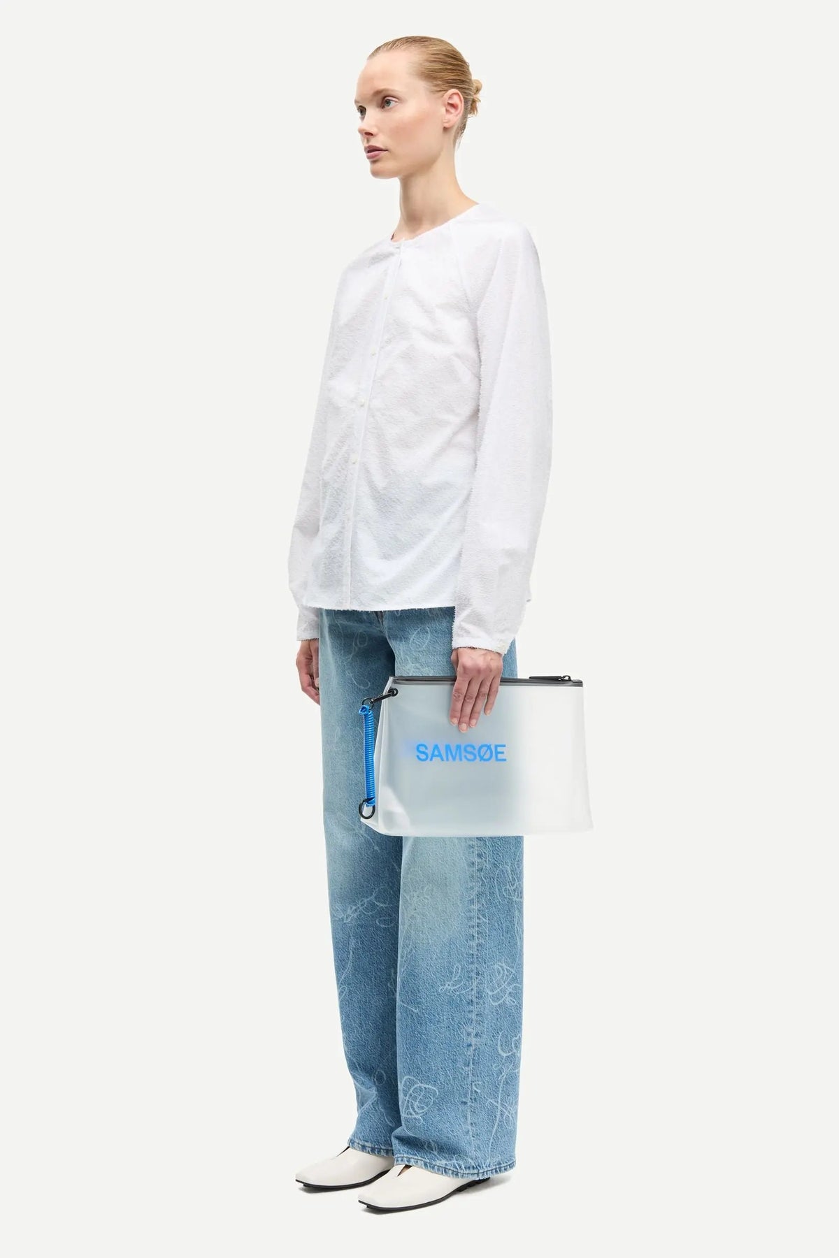 Samsoe Sashelly Jeans In Stream Blue