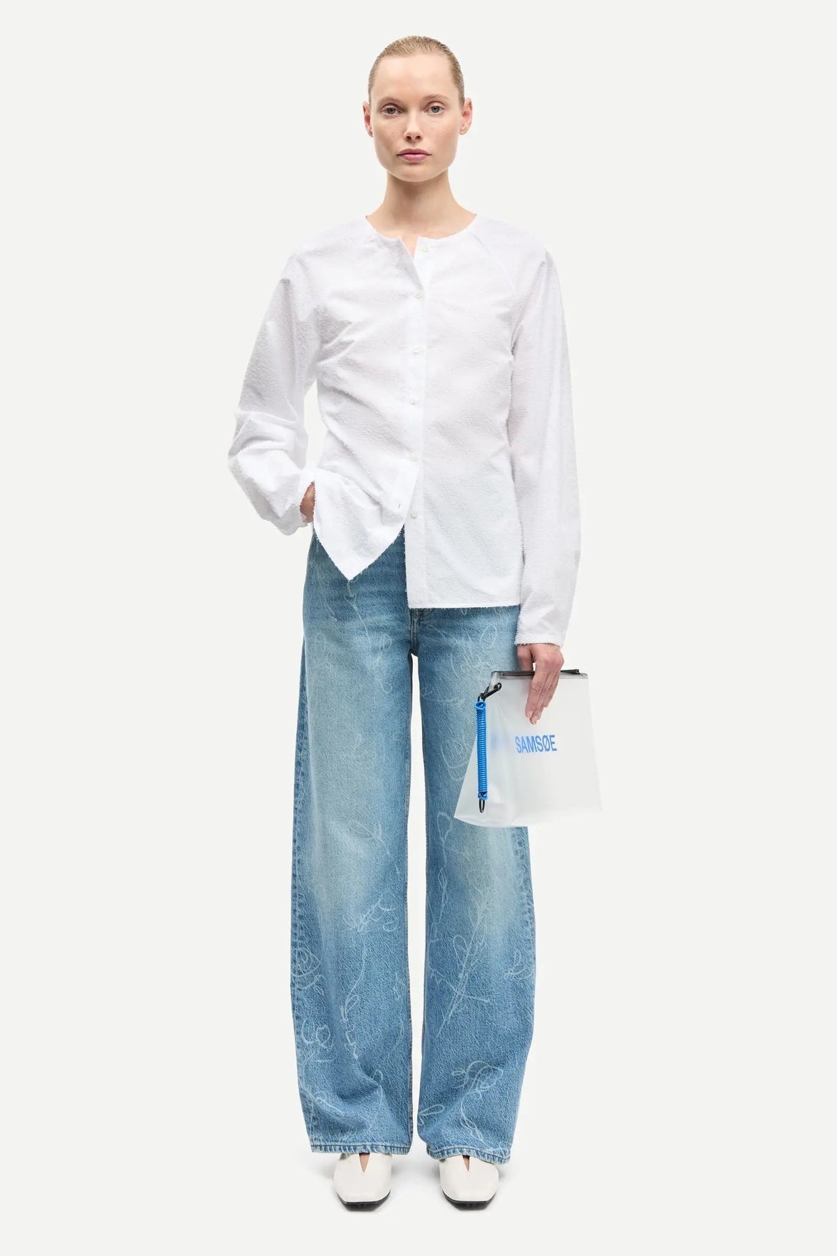 Samsoe Sashelly Jeans In Stream Blue