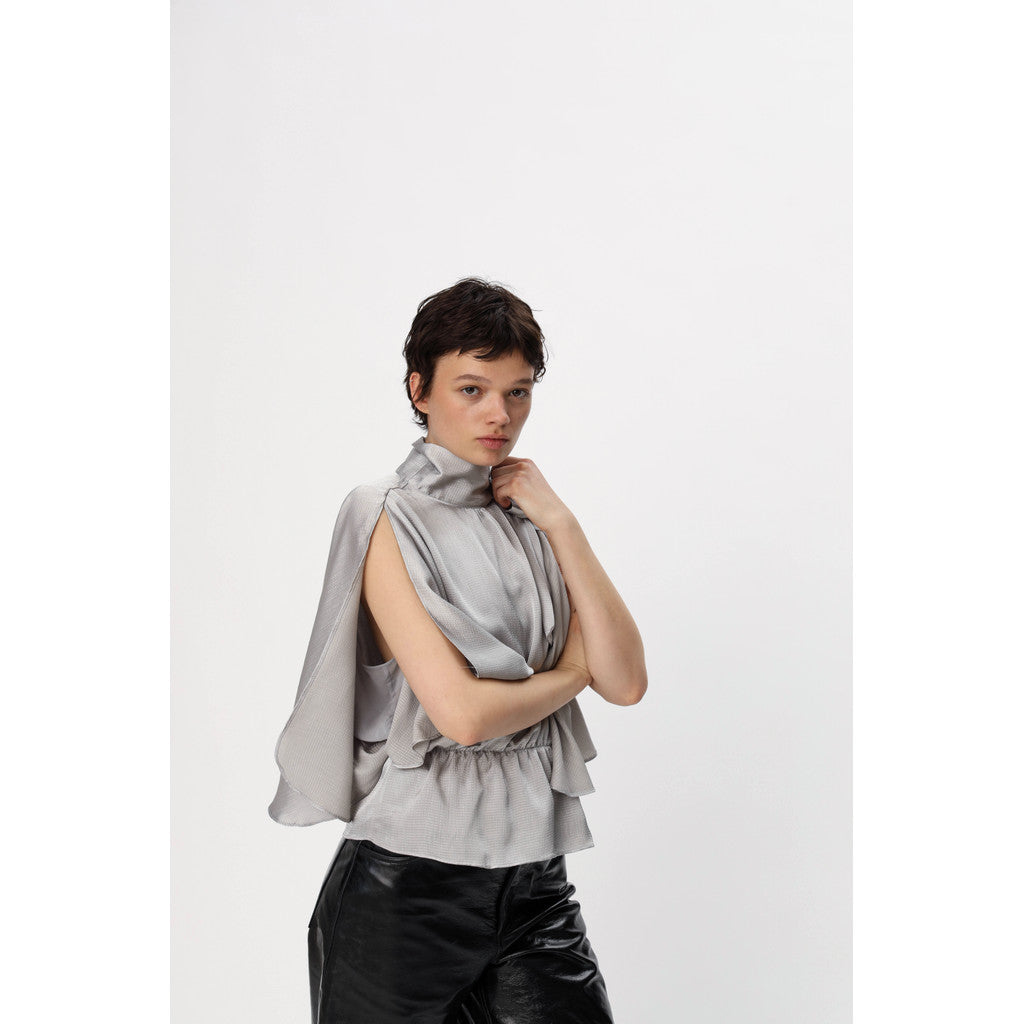 Stella Nova Butterfly Top in Pearl Grey