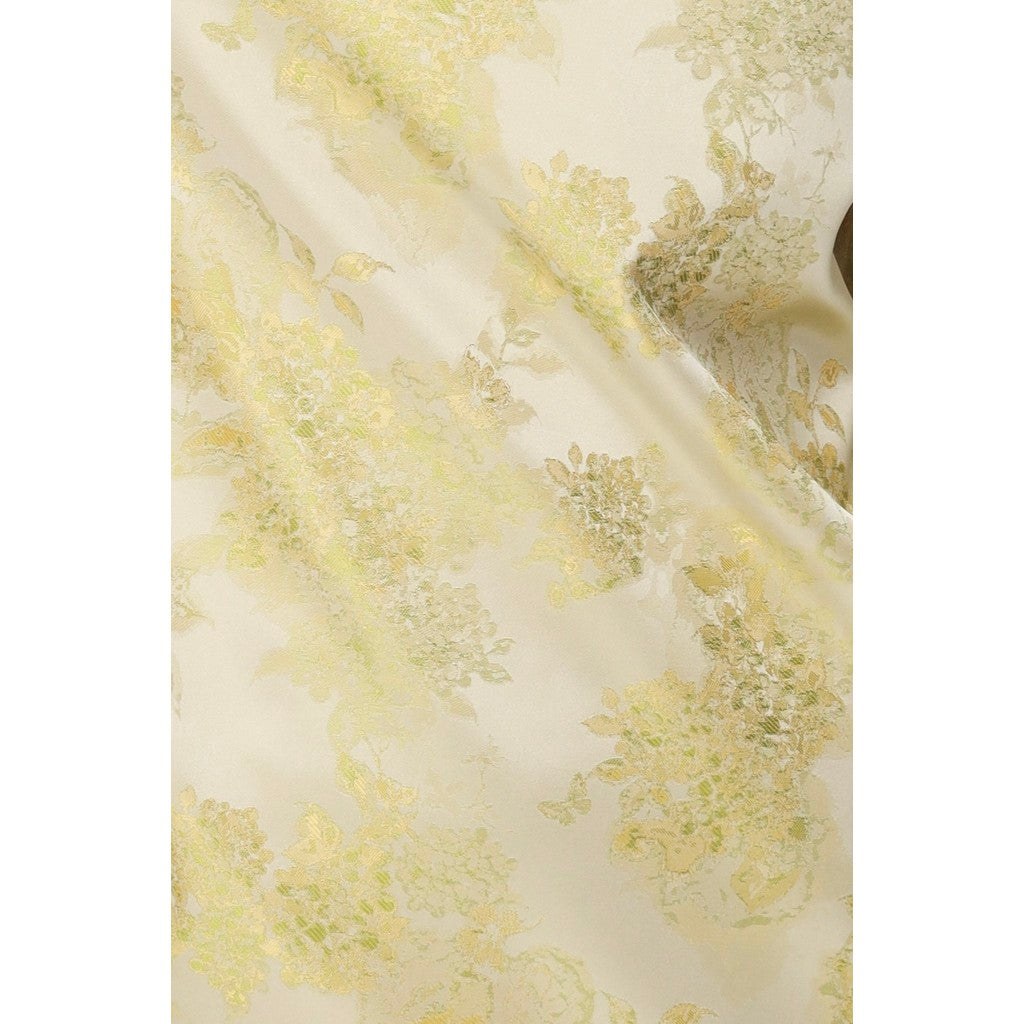 Stella novaJacquard Woven Blouse in Yellow Tones