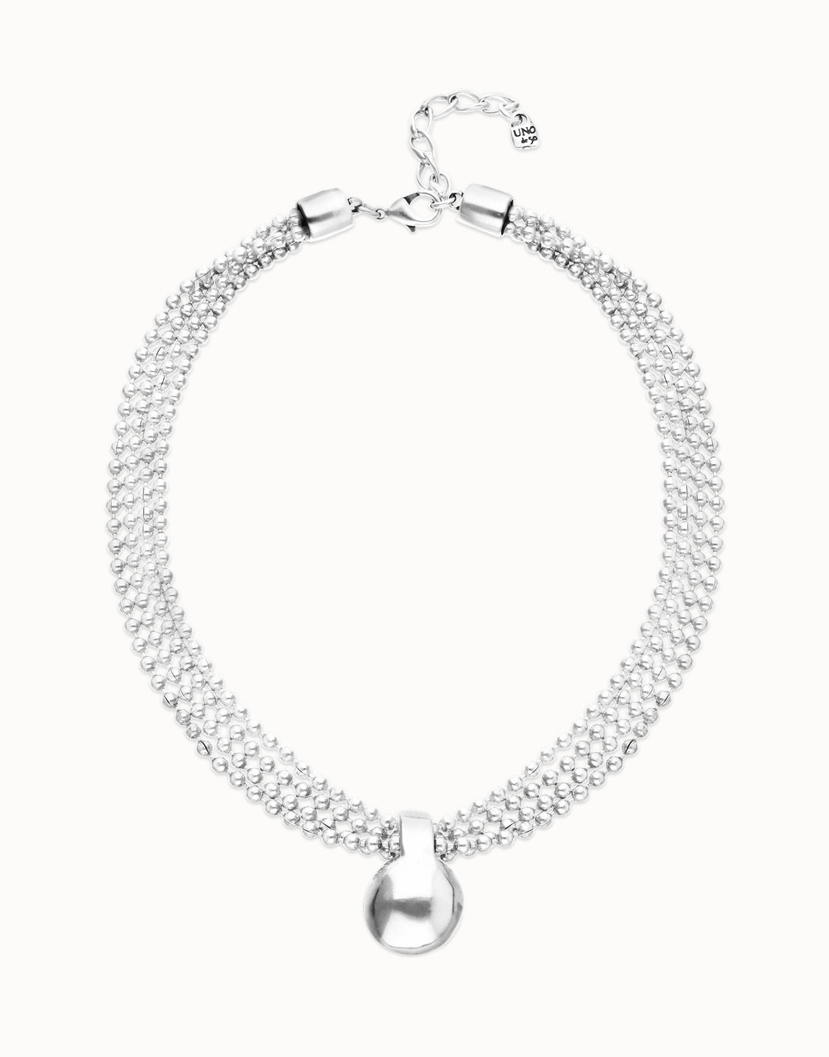 Uno De 50 Layer necklace in Sterling Silver Plate