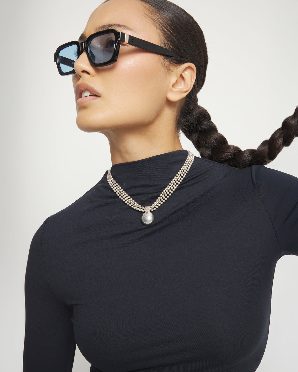 Uno De 50 Layer necklace in Sterling Silver Plate