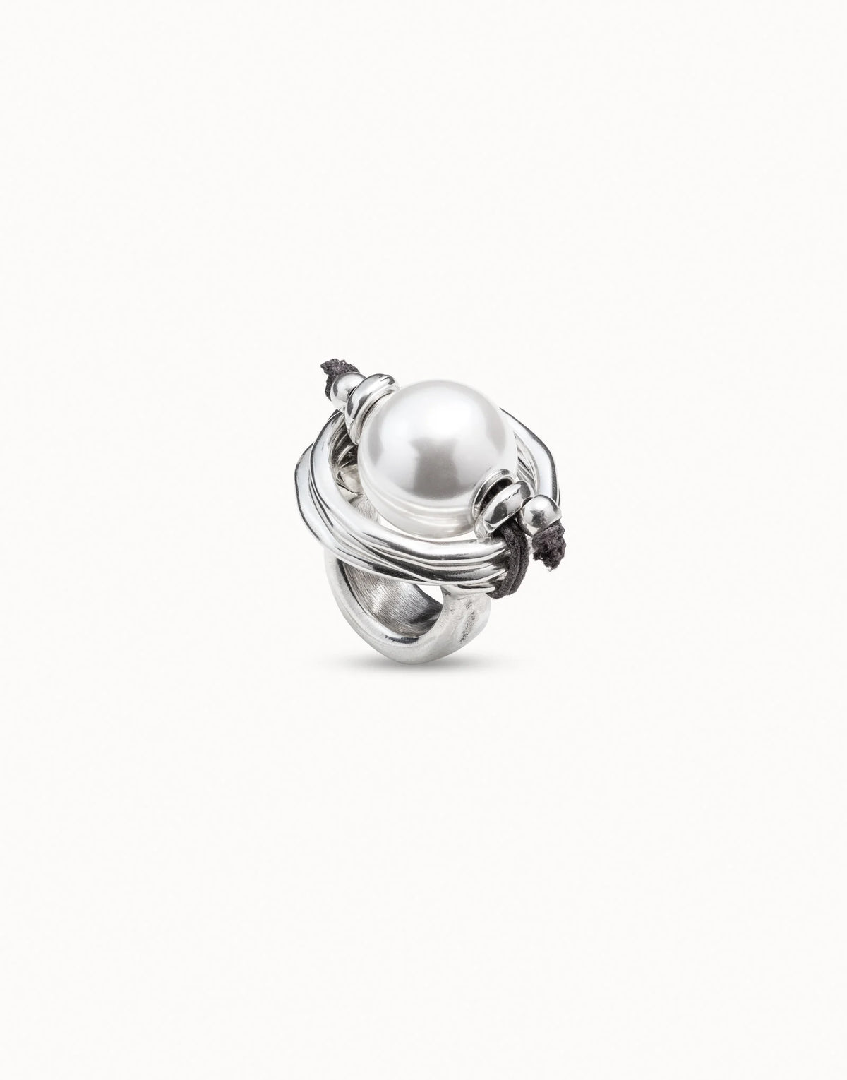 Uno De 50 Oversized Shell Pearl Ring