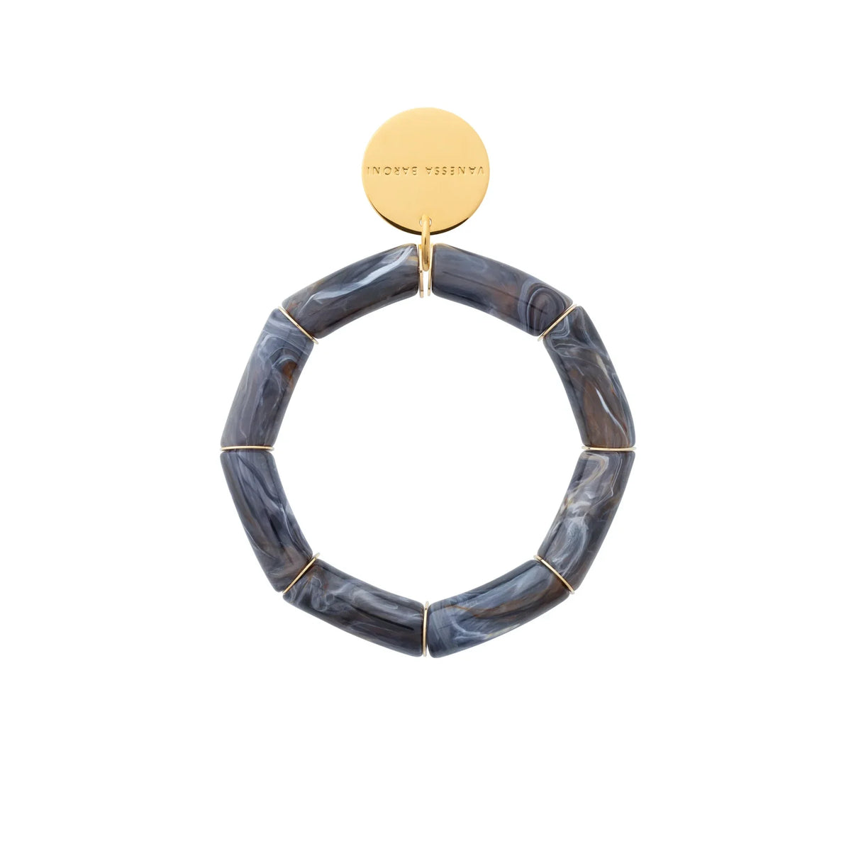 Vanessa Baroni Flex Bracelet in Blue Jeans Marble