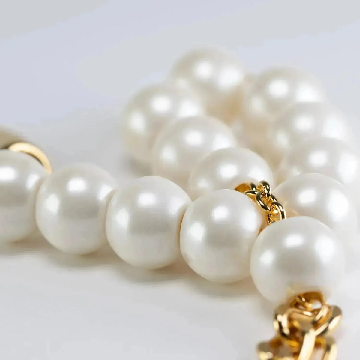 Vanessa Baroni Mini Beads Bracelet in Pearl