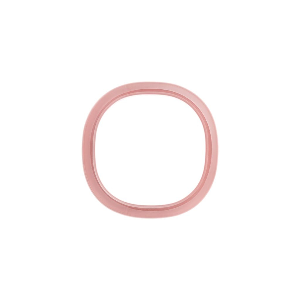 Vanessa Baroni Soft Edge Bangle in Clear taupe