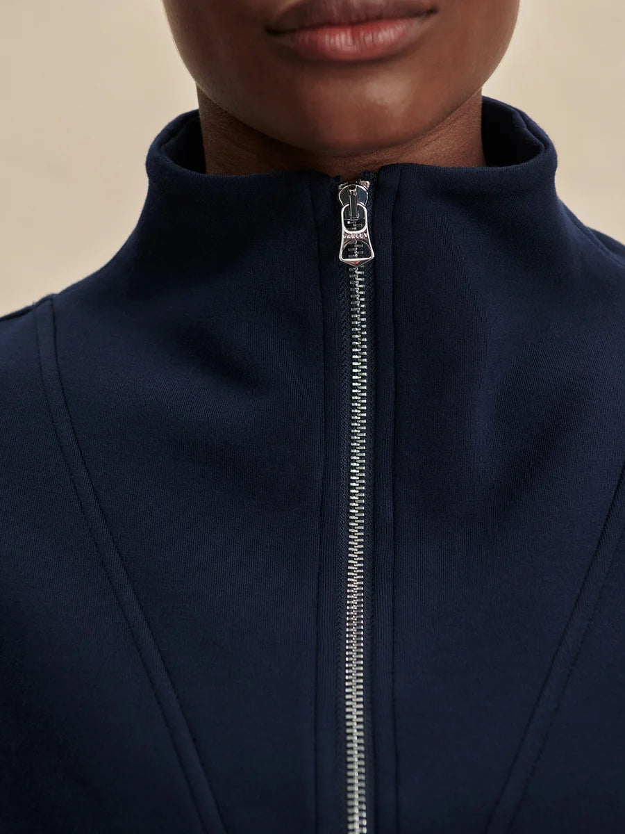 Varley Hawley Half Zip Sweatshirt in Navy