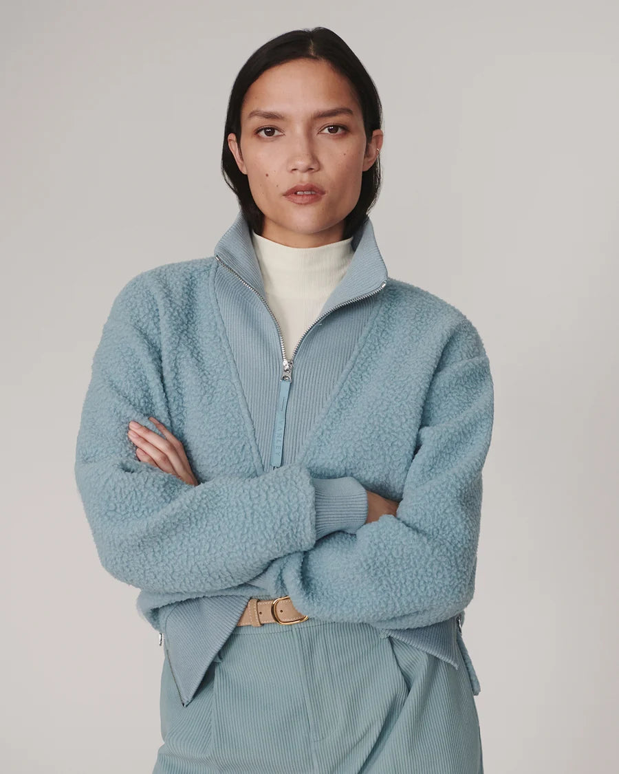 Half Zip Varley Jaylin Fleece in Tourmaline