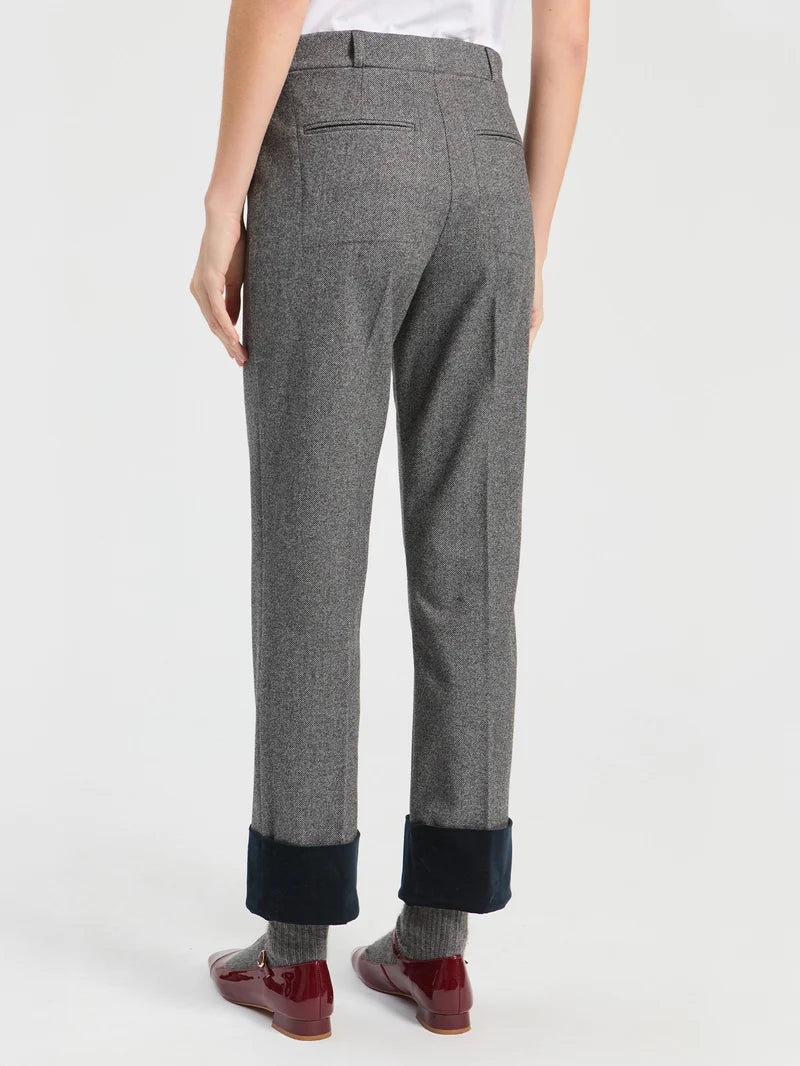 Vilagallo Grey Marl Pant 33875