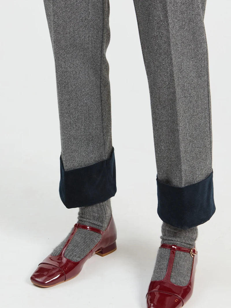Vilagallo Grey Marl Pant 33875