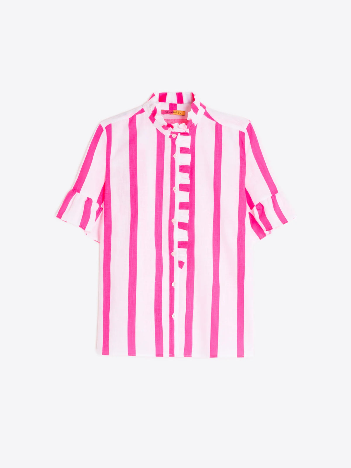 Vilagallo Striped Shirt in Pink