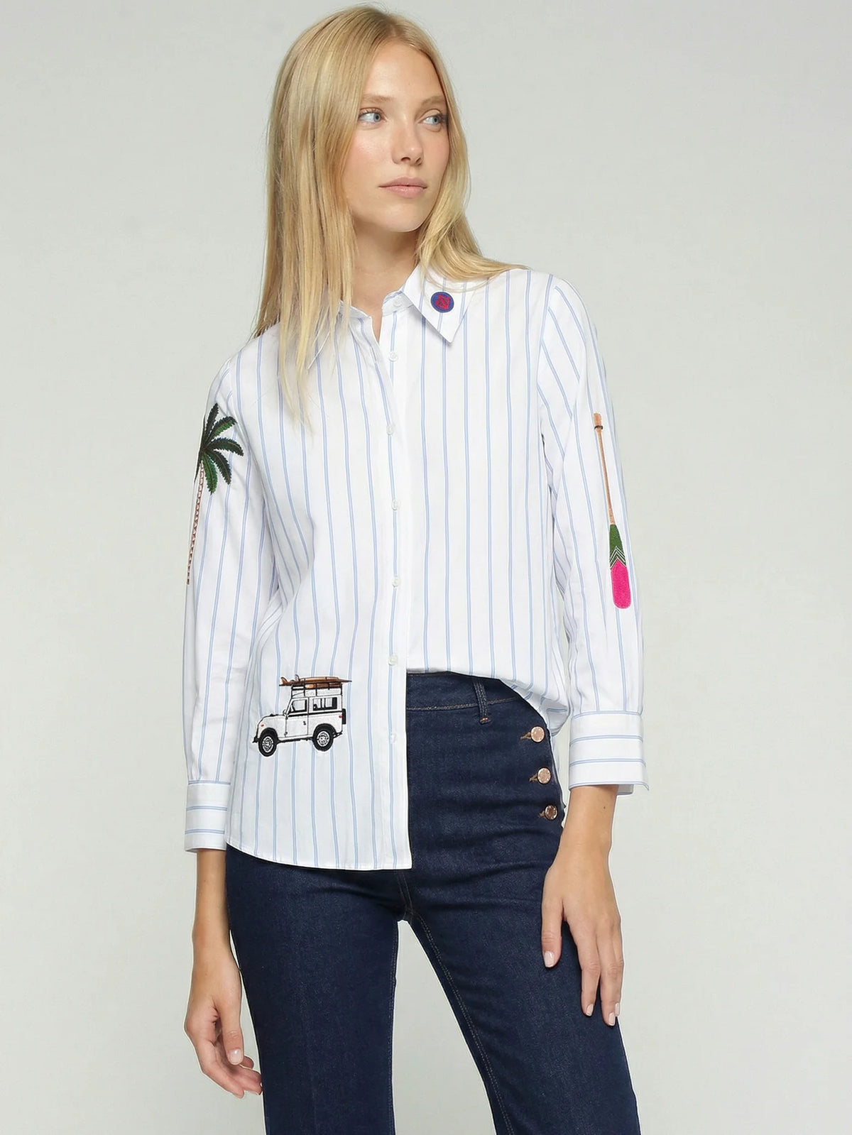 Vilagallo Striped Shirt