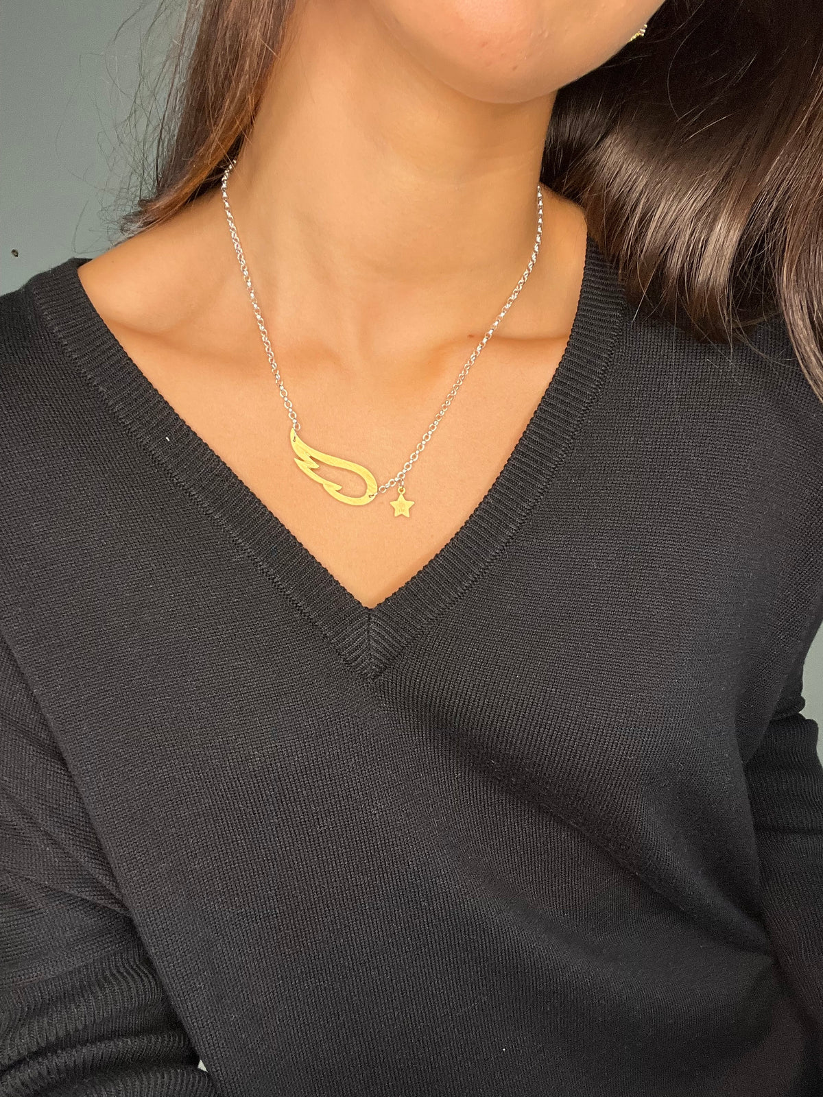 alex and ani fish hook Chambers & Beau 'Winging It' Necklace – Cameo Boutique