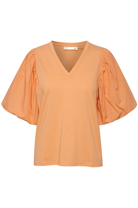 Inwear Ume V-neck Tee in Cantaloupe